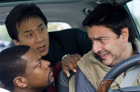 Jackie Chan, Chris Tucker, and Yvan Attal in Rush Hour 3 (2007)