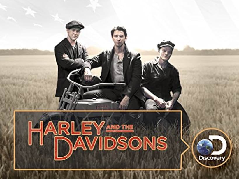 Bug Hall, Michiel Huisman, and Robert Aramayo in Harley and the Davidsons (2016)