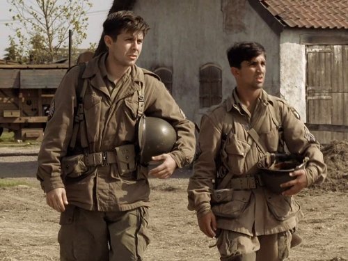 Rick Gomez and James Madio in Band of Brothers (2001)