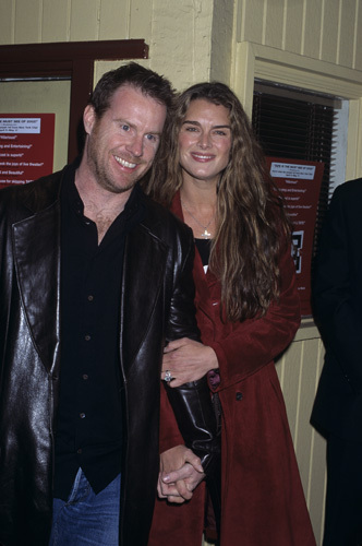 Brooke Shields and Chris Henchy