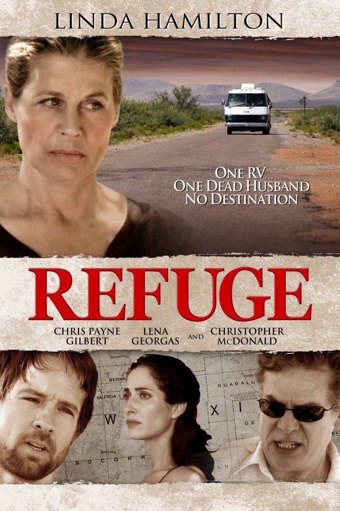 Linda Hamilton, Christopher McDonald, Chris Payne Gilbert, and Lena Georgas in Refuge (2010)