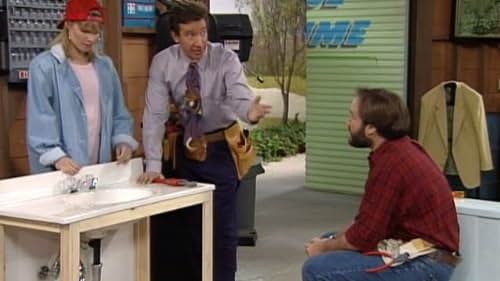 Tim Allen, Richard Karn, and Jennifer Nash in Home Improvement (1991)