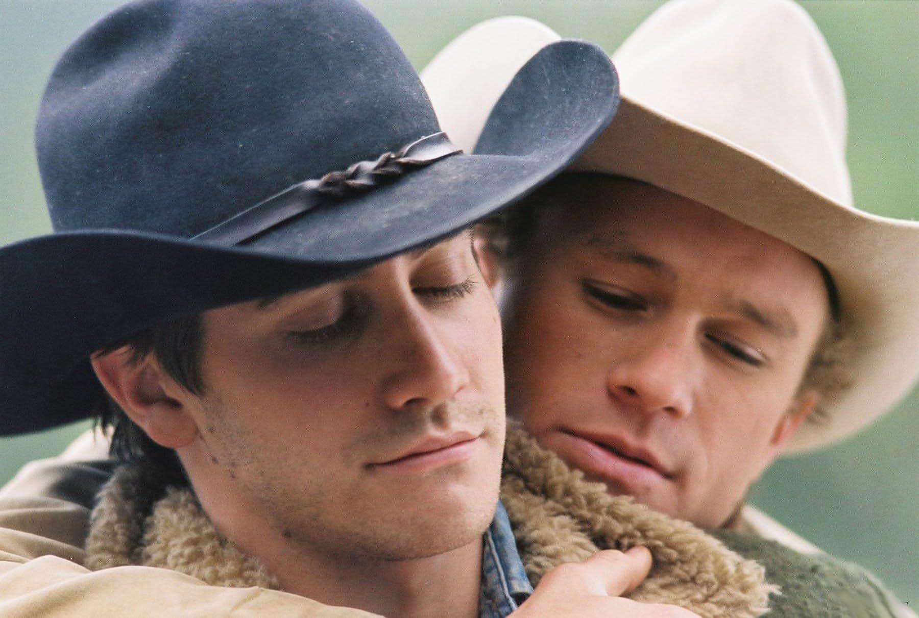 Heath Ledger and Jake Gyllenhaal in Brokeback Mountain (2005)