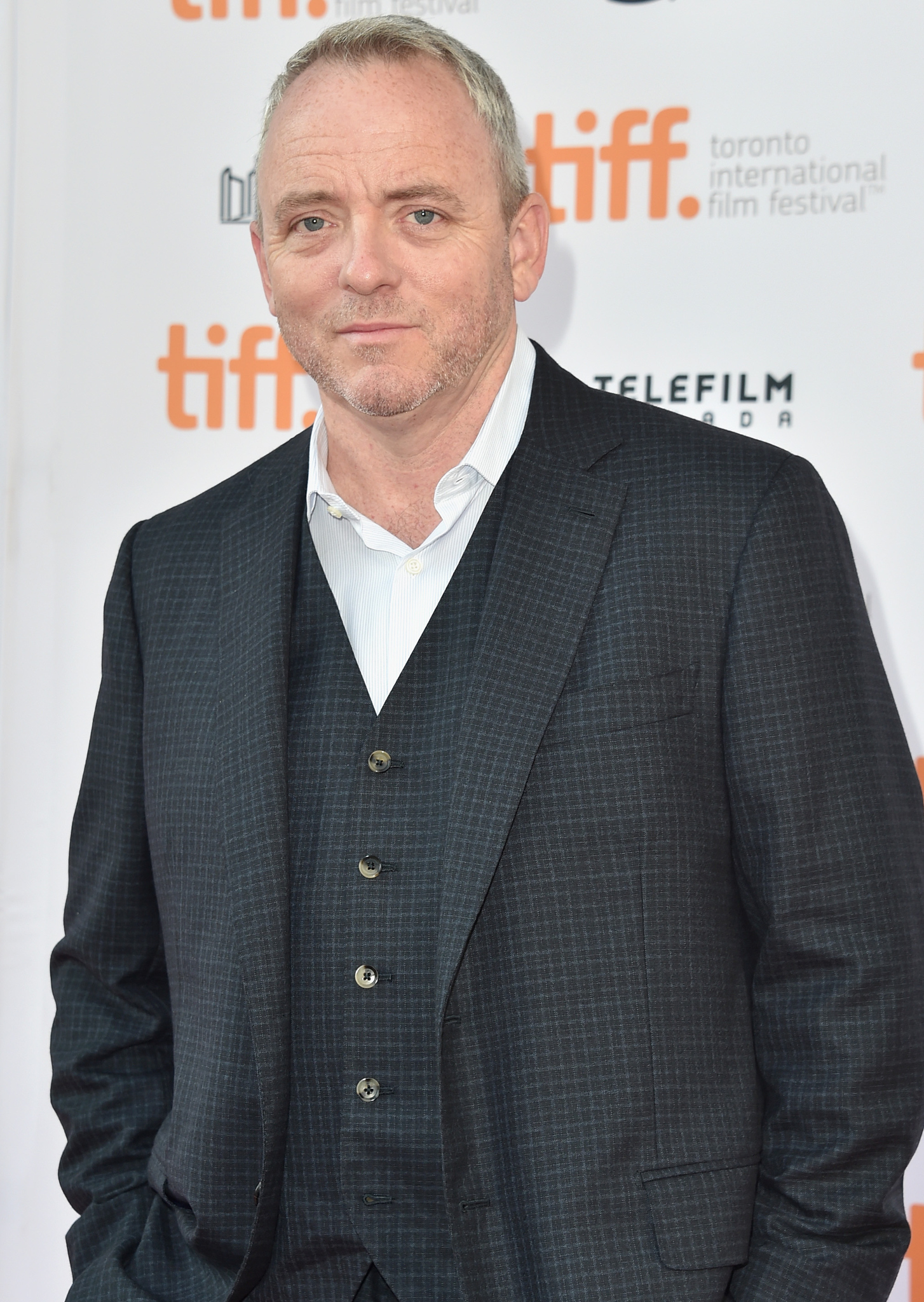 Dennis Lehane at an event for The Drop (2014)