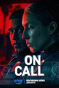 Troian Bellisario and Brandon Larracuente in On Call (2025)