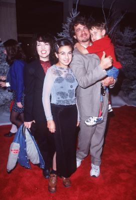 Robby Benson and Karla DeVito at an event for Beauty and the Beast: The Enchanted Christmas (1997)