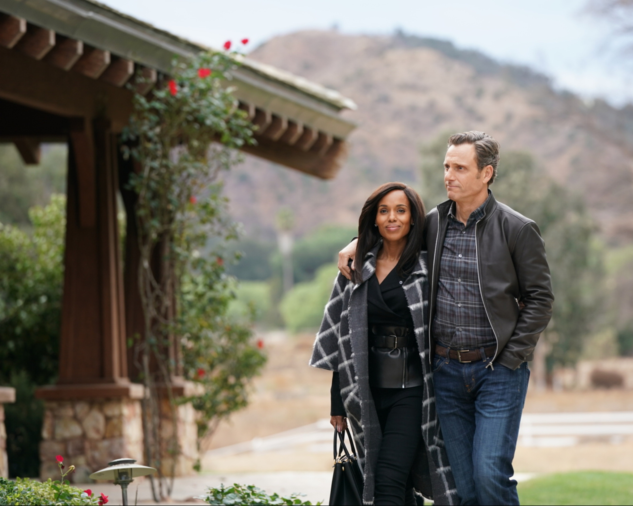 Tony Goldwyn and Kerry Washington in Scandal (2012)