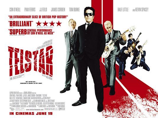 Kevin Spacey, Tom Burke, James Corden, JJ Feild, and Con O'Neill in Telstar: The Joe Meek Story (2008)