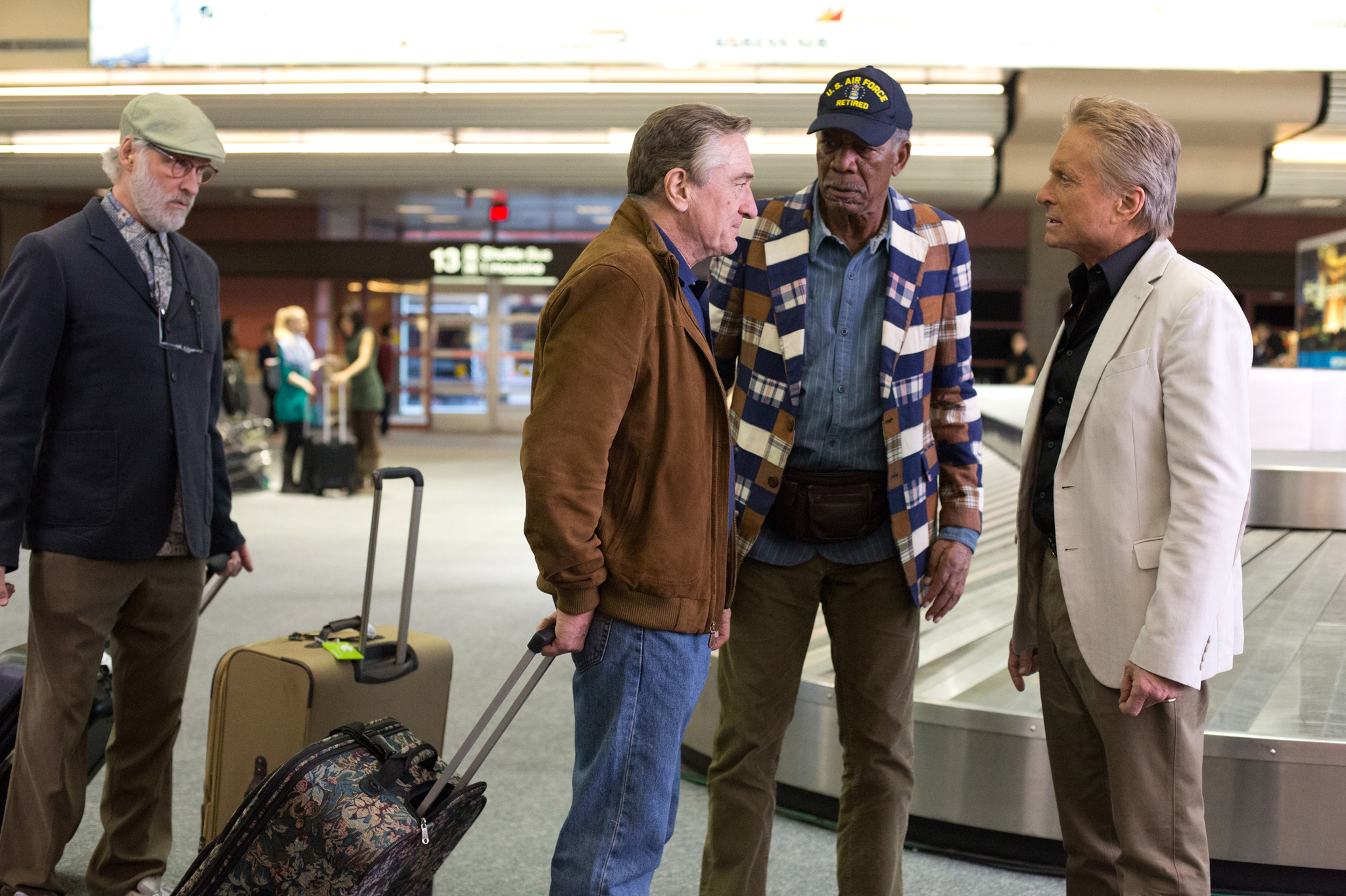 Robert De Niro, Michael Douglas, Morgan Freeman, and Kevin Kline in Last Vegas (2013)