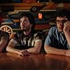 Rhys Darby, Bret McKenzie, Jemaine Clement, and Flight of the Conchords in Flight of the Conchords (2007)