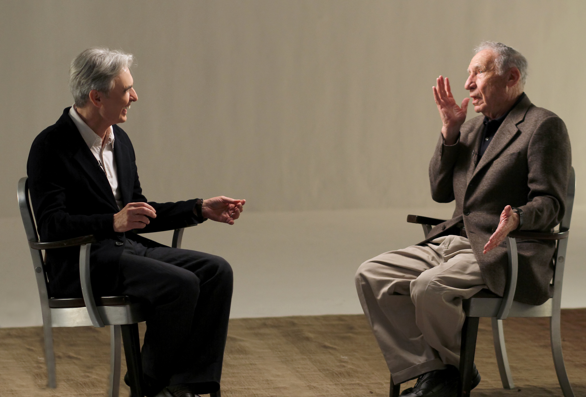 Mel Brooks and David Steinberg in Inside Comedy (2012)