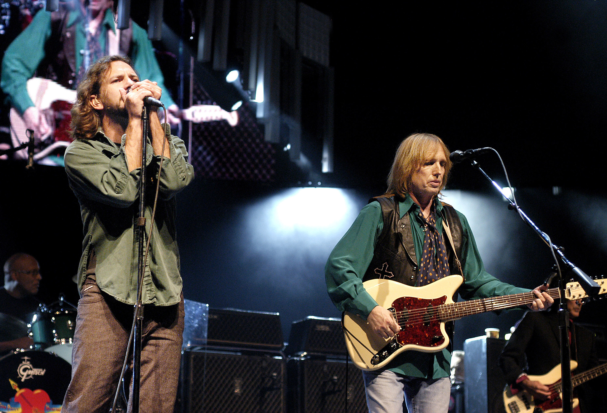 Tom Petty and Eddie Vedder