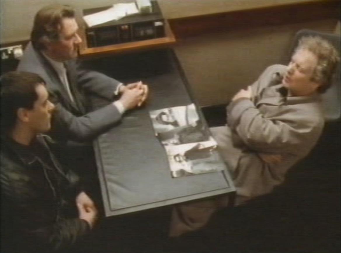 Philip McGough, Mark Spalding, and Tom Wilkinson in Resnick: Rough Treatment (1993)