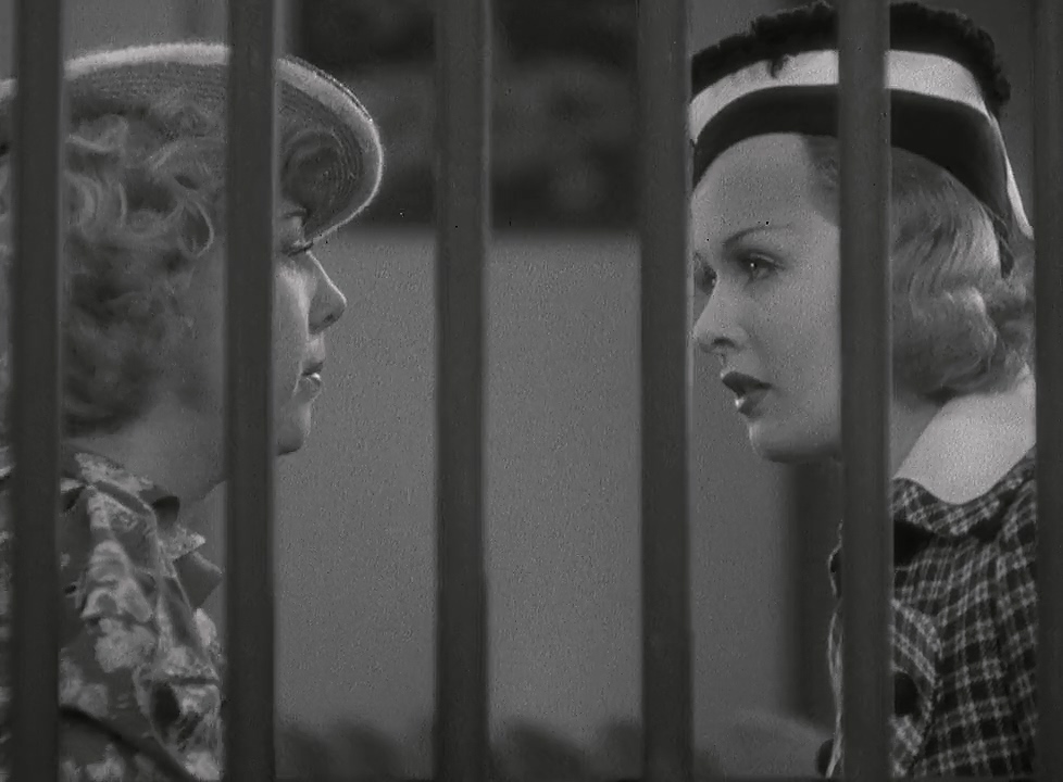 Joan Bennett and Isabel Jewell in Big Brown Eyes (1936)