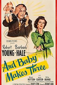 Robert Young and Barbara Hale in And Baby Makes Three (1949)