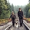 John Cusack, Meredith Salenger, and Jed in The Journey of Natty Gann (1985)