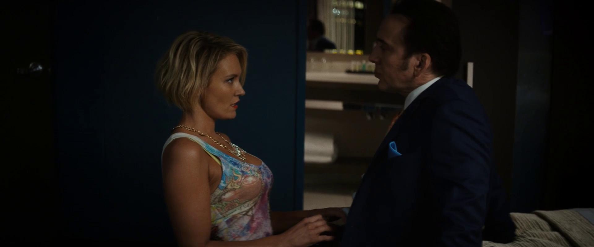 Nicolas Cage and Nicky Whelan in Dog Eat Dog (2016)