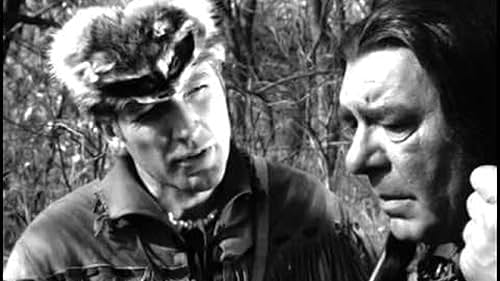 Lon Chaney Jr. and John Hart in Hawkeye and the Last of the Mohicans (1957)