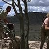 Melody Anderson, Louis Gossett Jr., and Chuck Norris in Firewalker (1986)