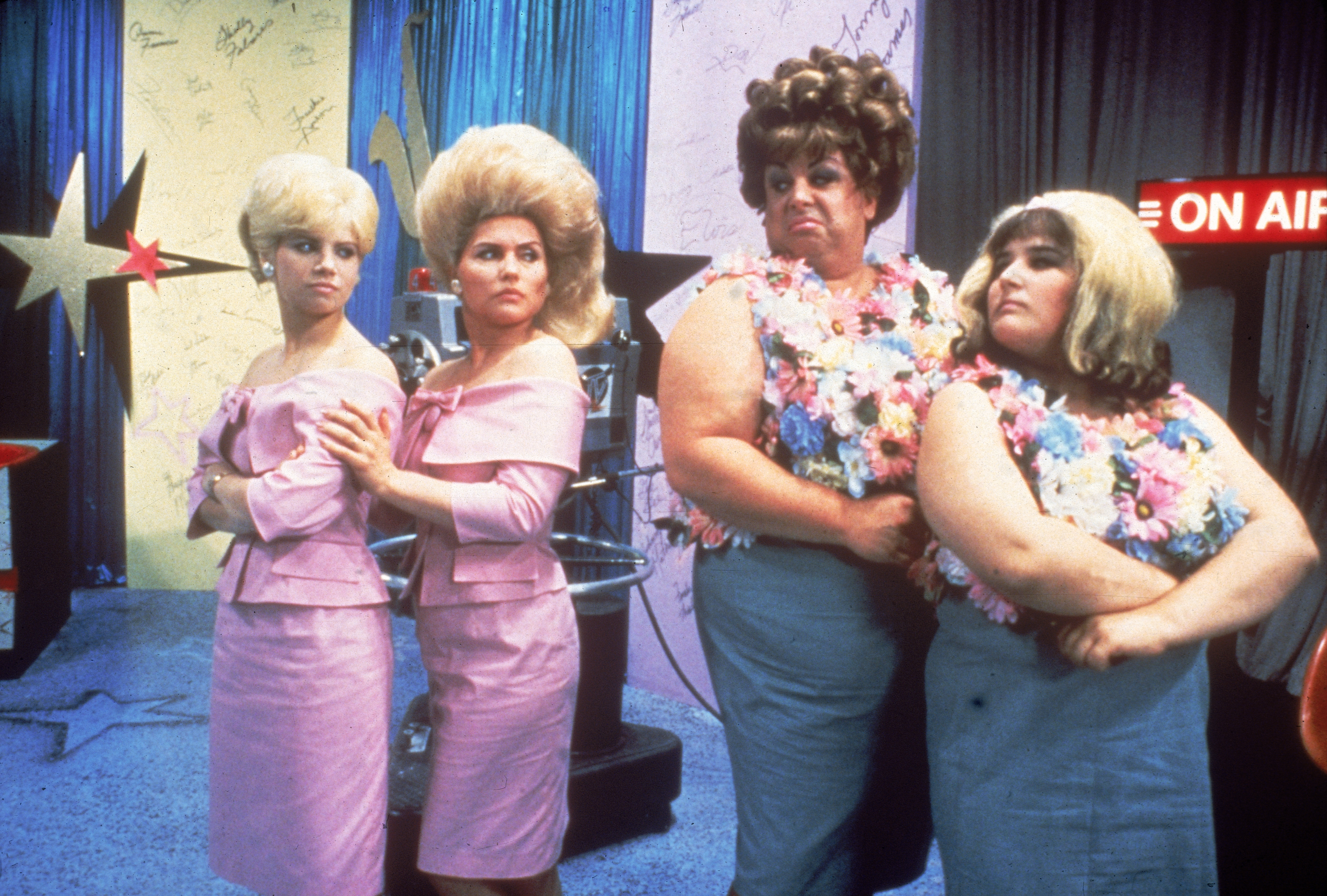 Divine, Debbie Harry, Ricki Lake, and Vitamin C in Hairspray (1988)