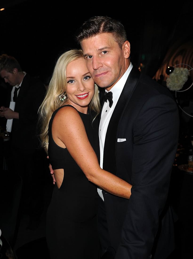 David Boreanaz and Jaime Bergman at an event for The 63rd Primetime Emmy Awards (2011)