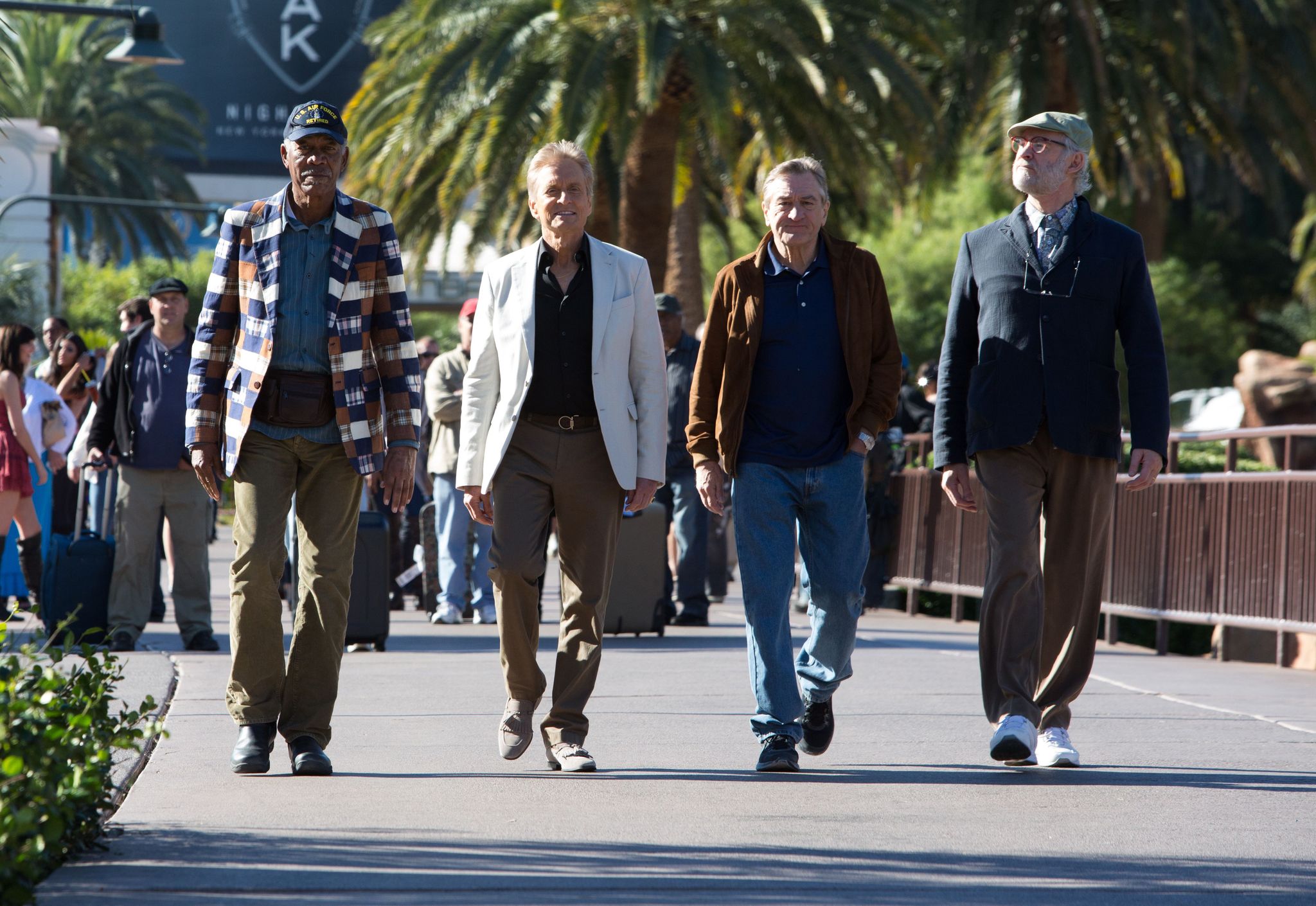 Robert De Niro, Michael Douglas, Morgan Freeman, and Kevin Kline in Last Vegas (2013)