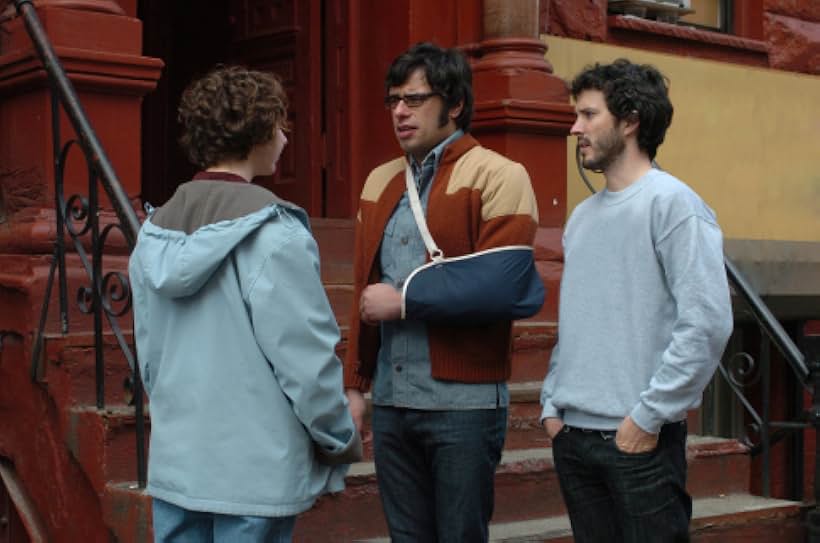 Kristen Schaal, Bret McKenzie, Jemaine Clement, and Flight of the Conchords in Flight of the Conchords (2007)