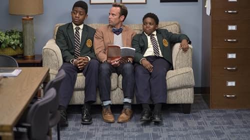 Walton Goggins, RJ Cyler, and Deshawn Rivers in Vice Principals (2016)