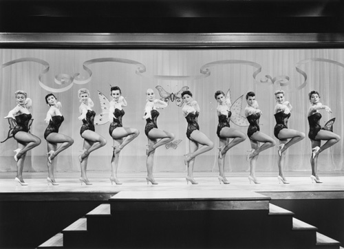 Vivian Blaine, Veda Ann Borg, Larri Thomas, and The Goldwyn Girls in Guys and Dolls (1955)