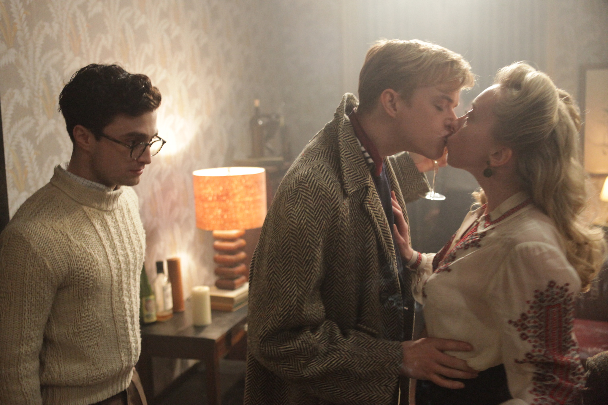 Daniel Radcliffe, Nicole Signore, and Dane DeHaan in Kill Your Darlings (2013)