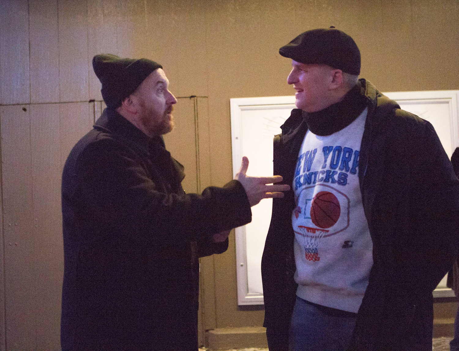 Michael Rapaport and Louis C.K. in Louie (2010)