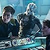 Anton Yelchin, Sofia Boutella, and Chris Pine in Star Trek Beyond (2016)