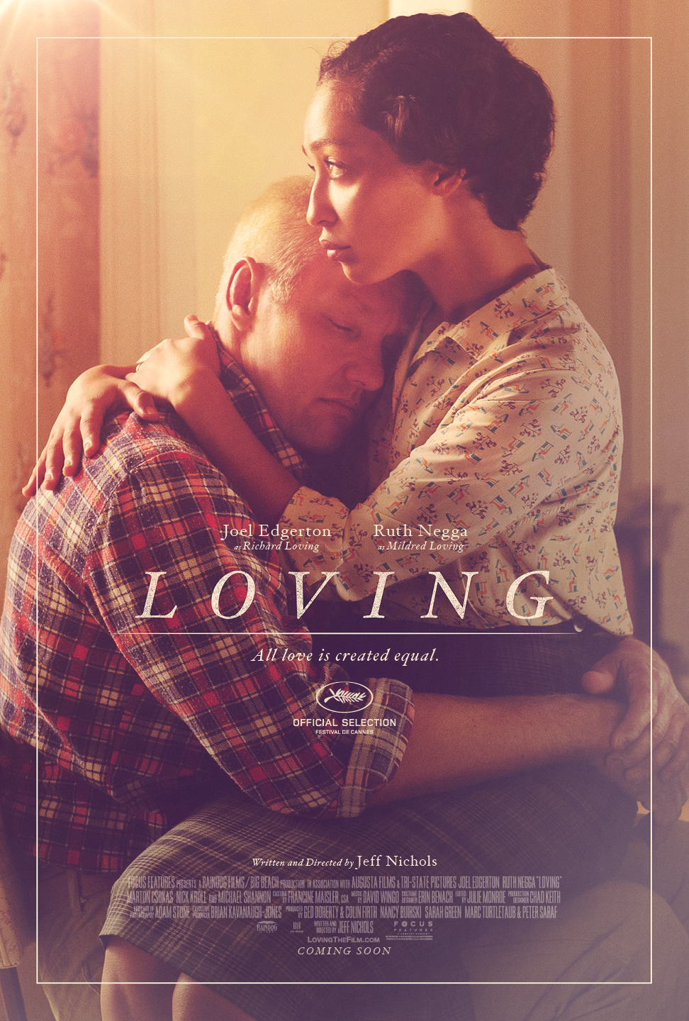 Joel Edgerton and Ruth Negga in Loving (2016)