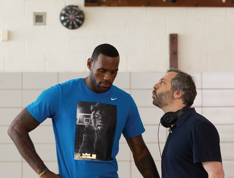 Judd Apatow and LeBron James in Trainwreck (2015)