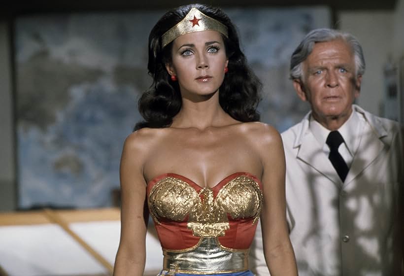 Lynda Carter and Hayden Rorke in Wonder Woman (1975)