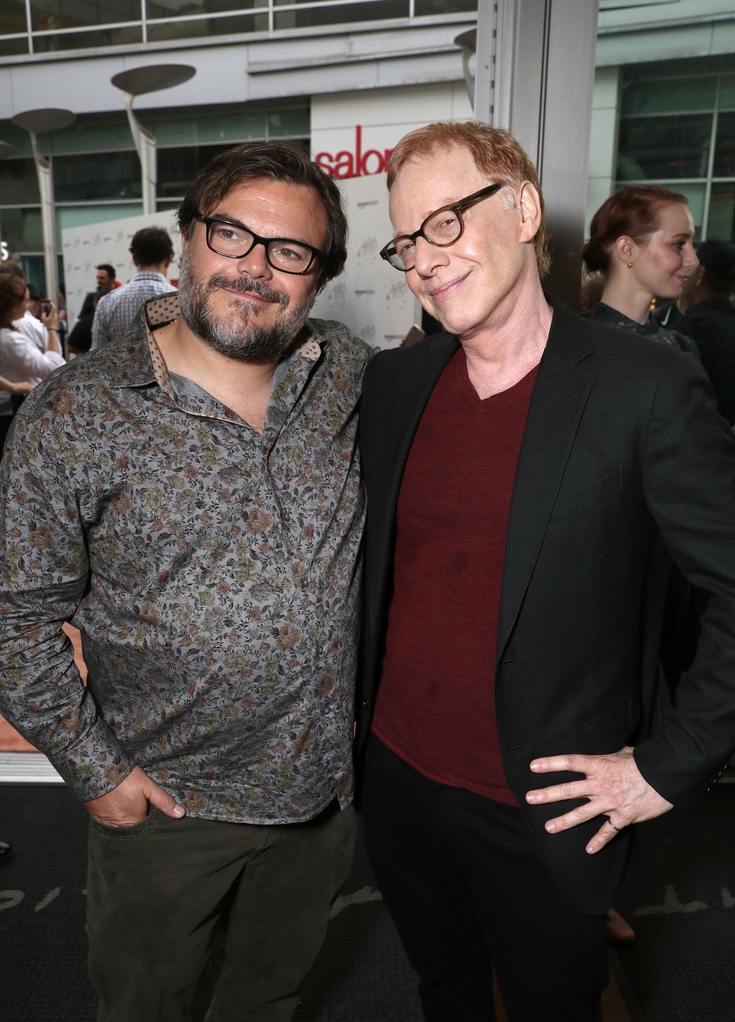 Danny Elfman and Jack Black at an event for Don't Worry, He Won't Get Far on Foot (2018)