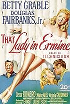 Douglas Fairbanks Jr., Betty Grable, and Cesar Romero in That Lady in Ermine (1948)