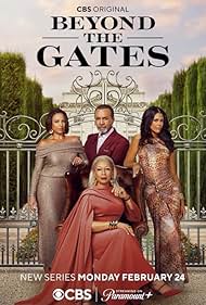 Clifton Davis, Daphnee Duplaix, Tamara Tunie, and Karla Mosley in Beyond the Gates (2025)