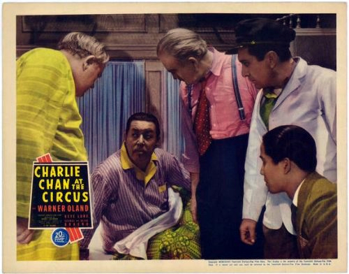 Francis Ford, Keye Luke, J. Carrol Naish, and Warner Oland in Charlie Chan at the Circus (1936)