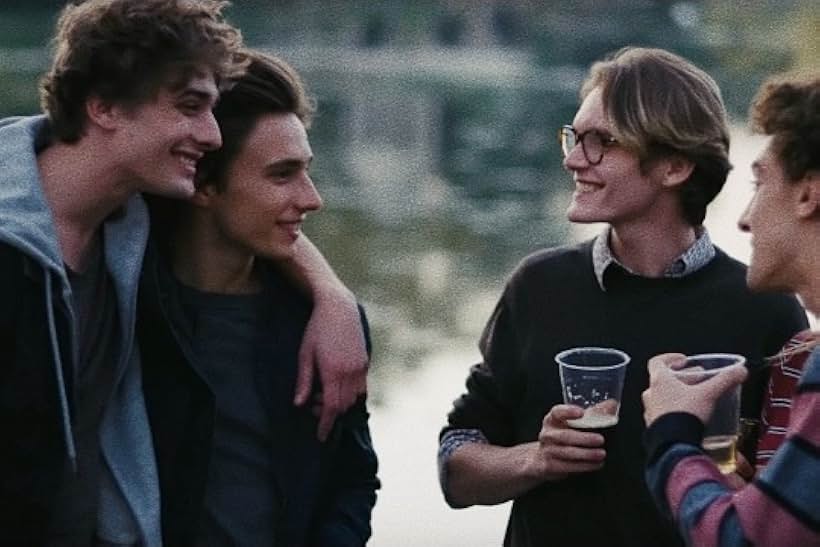 Maxence Danet-Fauvel, Axel Auriant, Robin Migné, and Paul Scarfoglio in Skam France (2018)