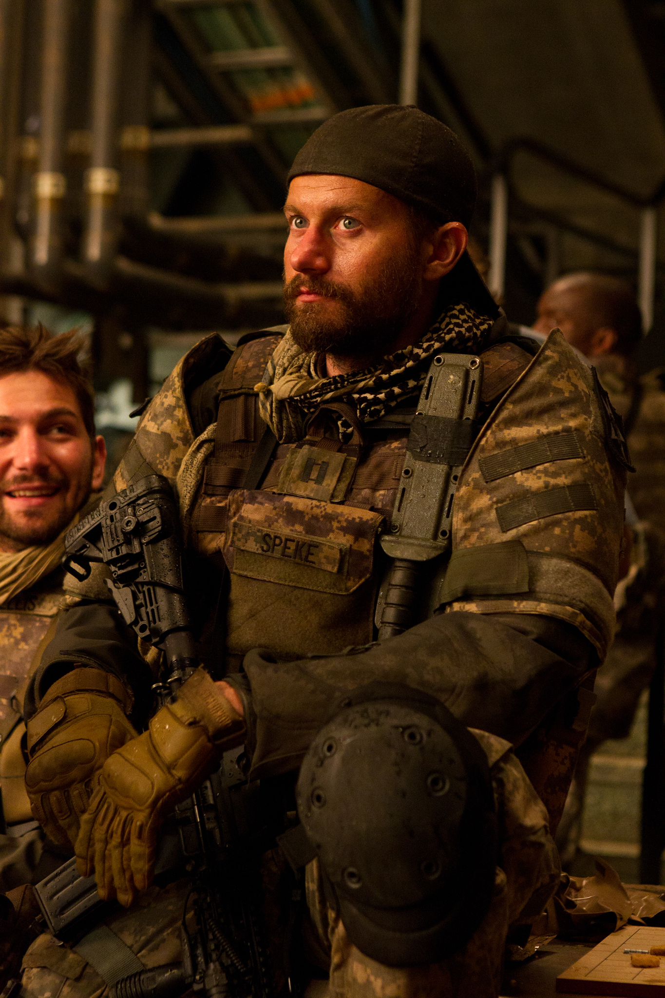 James Badge Dale and Michiel Huisman in World War Z (2013)