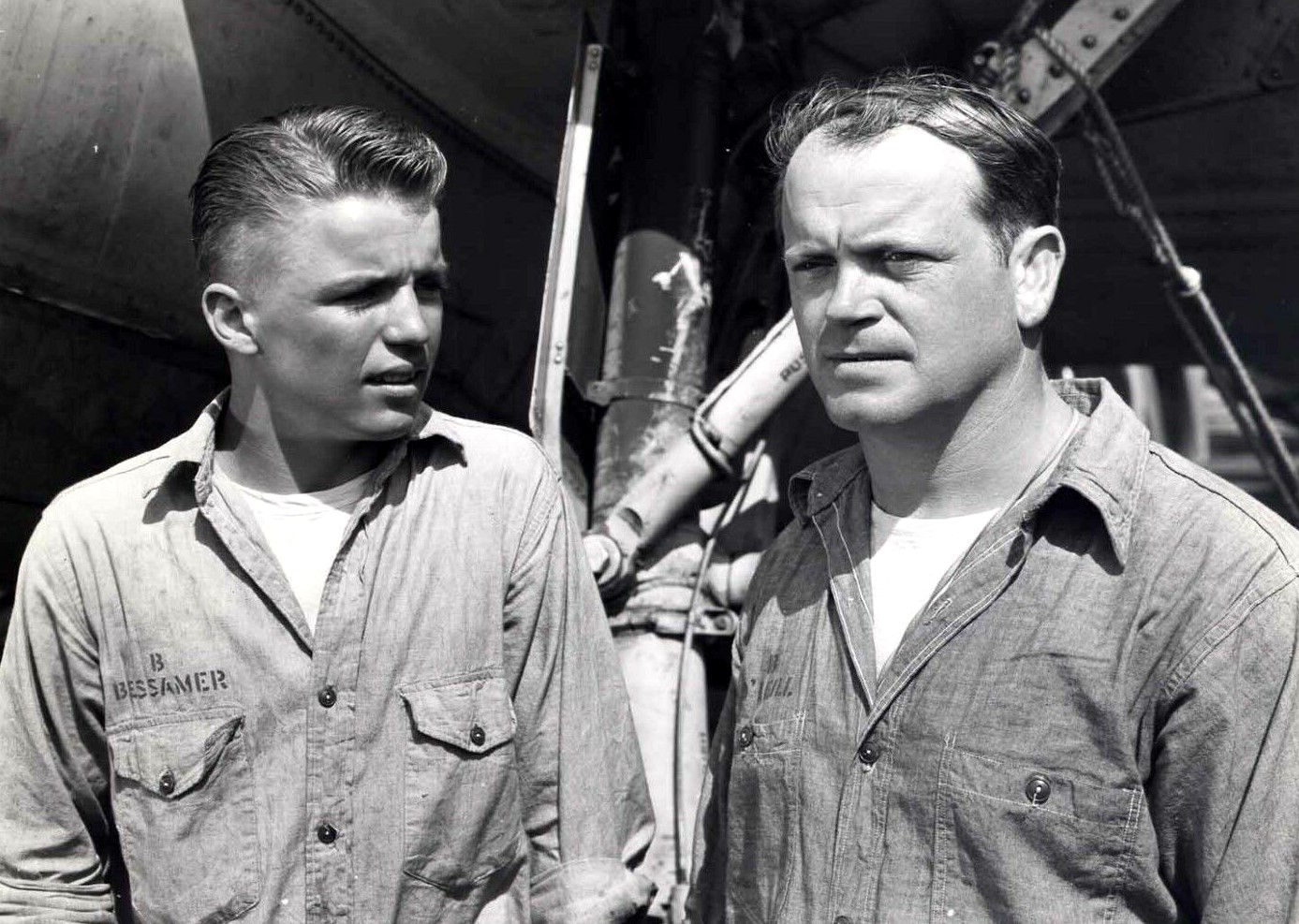 Richard Jaeckel and Murray Alper in Wing and a Prayer (1944)