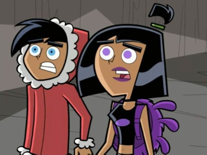 Grey Griffin and David Kaufman in Danny Phantom (2003)