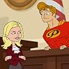 Josh Meyers and Amy Poehler in The Awesomes (2013)