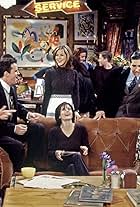 Jennifer Aniston, Courteney Cox, Chris Isaak, Lisa Kudrow, Matt LeBlanc, Matthew Perry, and David Schwimmer in Friends (1994)