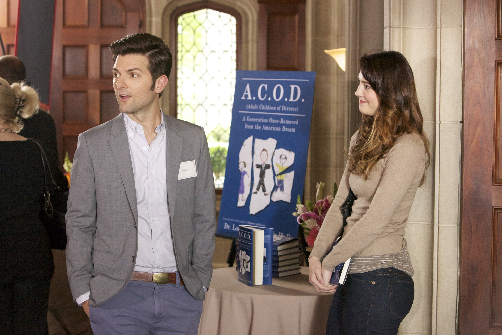 Adam Scott and Mary Elizabeth Winstead in A.C.O.D. (2013)