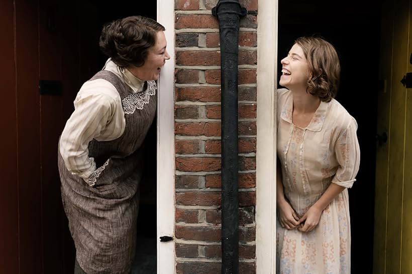 Olivia Colman and Jessie Buckley in Wicked Little Letters (2023)