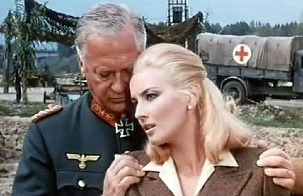 Daniela Bianchi and Curd Jürgens in Dirty Heroes (1967)