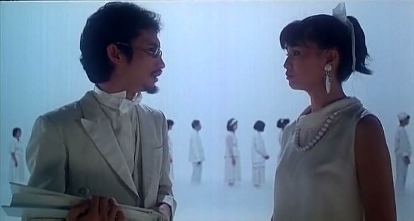 Maggie Cheung and Hark Tsui in Happy Ghost III (1986)