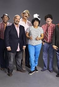 Cuquín Victoria, Kenny Grullon, Phillip Rodríguez, Felipe Polanco, Nicolás Díaz, Luis Gil, Freddyn Beras Goico, Nani Peña, and Víctor Taveras in La Escuelota (2020)